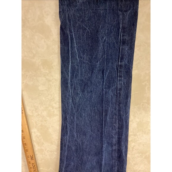 Levi’s 501 Men’s Button Fly Straight Leg Dark Wash Jeans 34x31 Actual - Picture 15 of 15